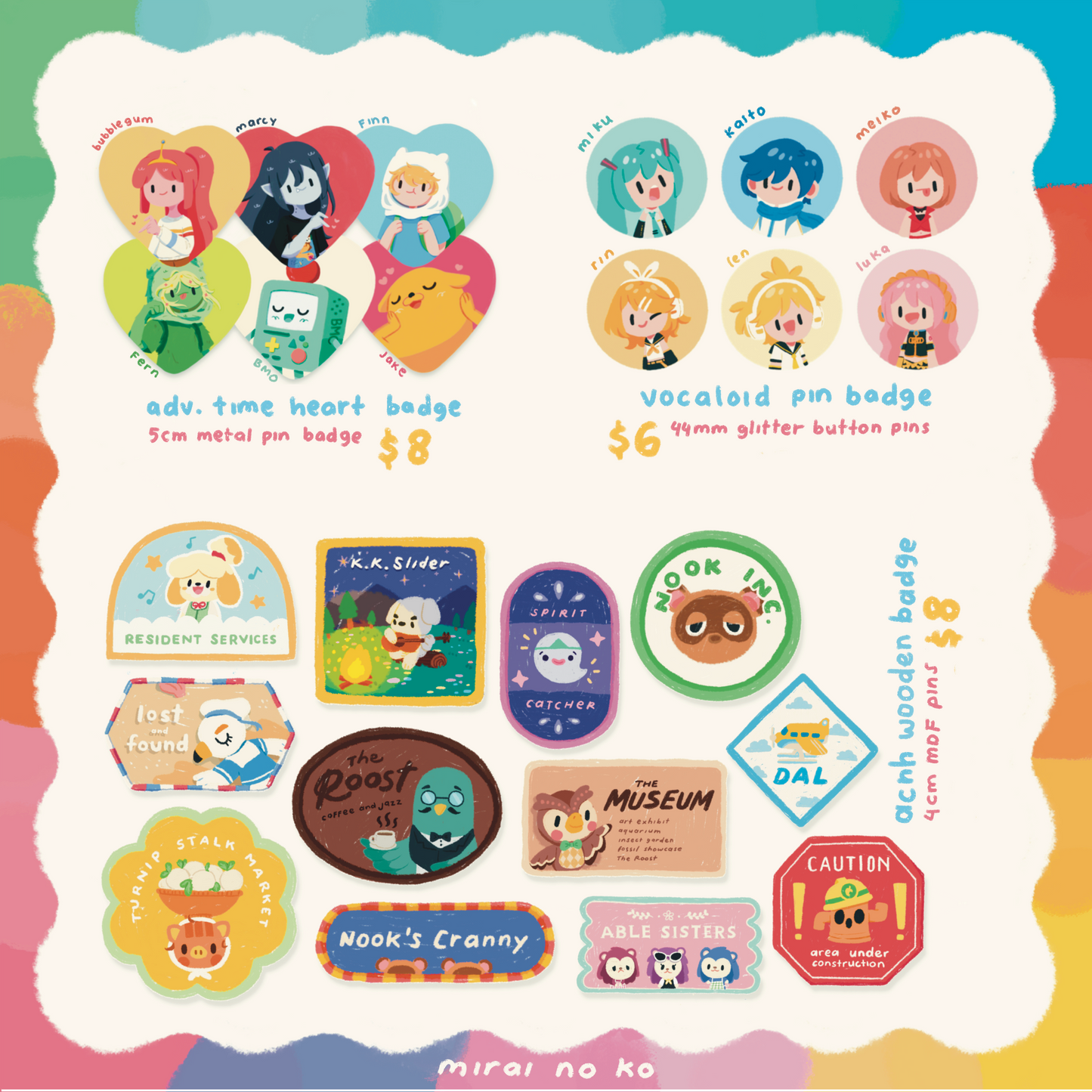 Vocaloid Pin Badge